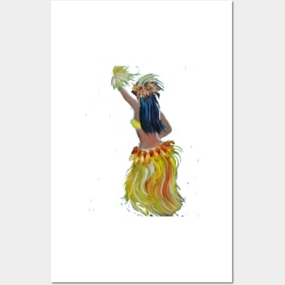 Hula Grass Skirt Posters and Art